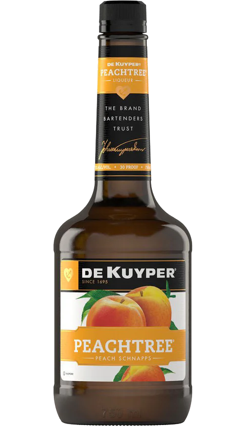 DEKUYPER SCHNAPPS PEACHTREE LIQUEUR 750ML