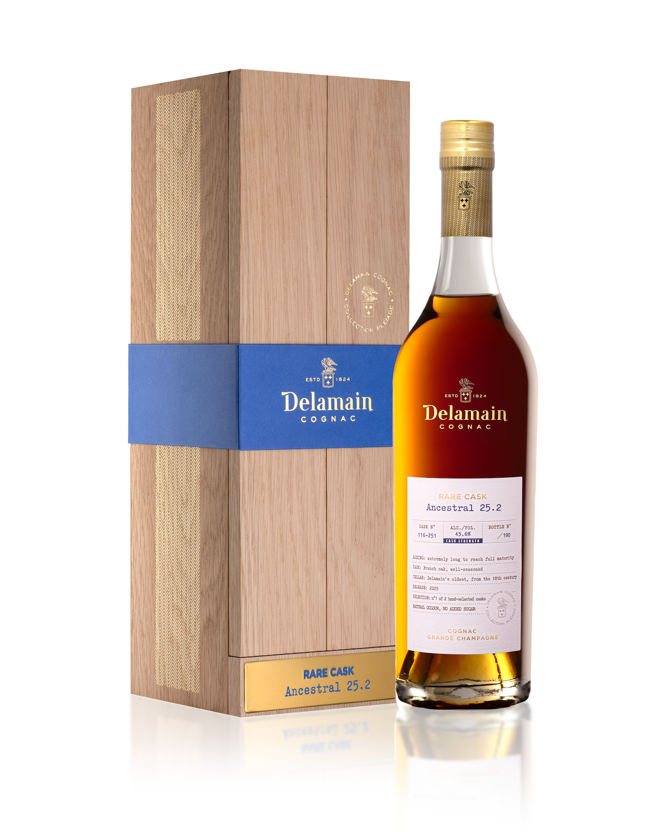 DELAMAIN COGNAC RARE CASK ANCESTRAL 25.2 GRANDE CHAMPAGNE 700ML LIQ