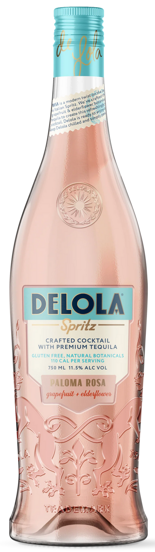 DELOLA TEQUILA SPRITZ PALOMA ROSA MARYLAND 750ML LIQ
