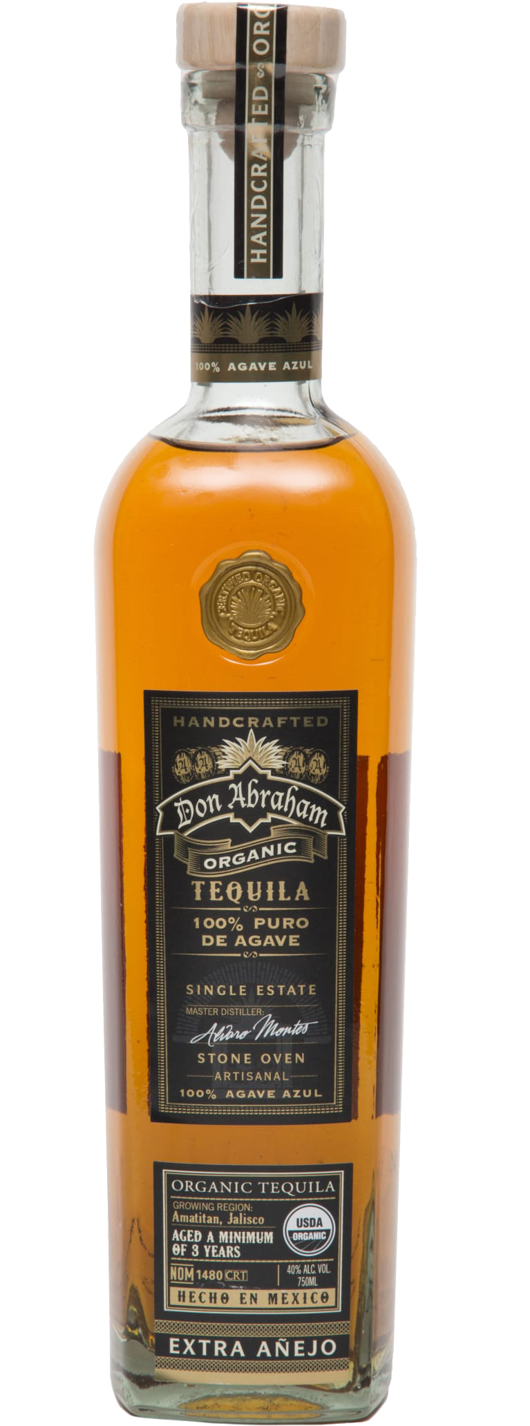 DON ABRAHAM TEQUILA EXTRA ANEJO ORGANIC 750ML