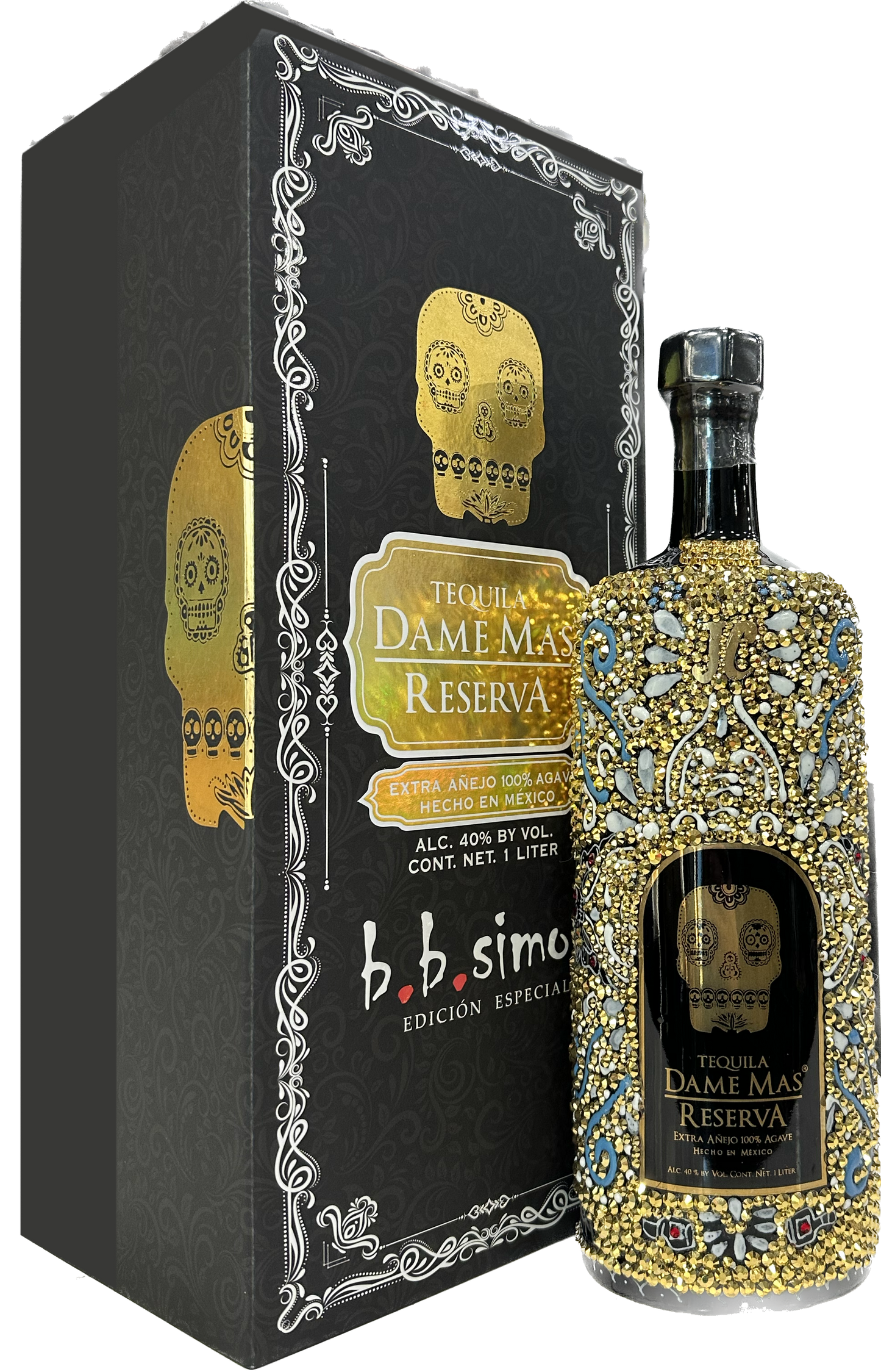 DAME MAS TEQUILA EXTRA ANEJO RESERVA B B SIMON EDICION ESPECIAL 1LI - Remedy Liquor