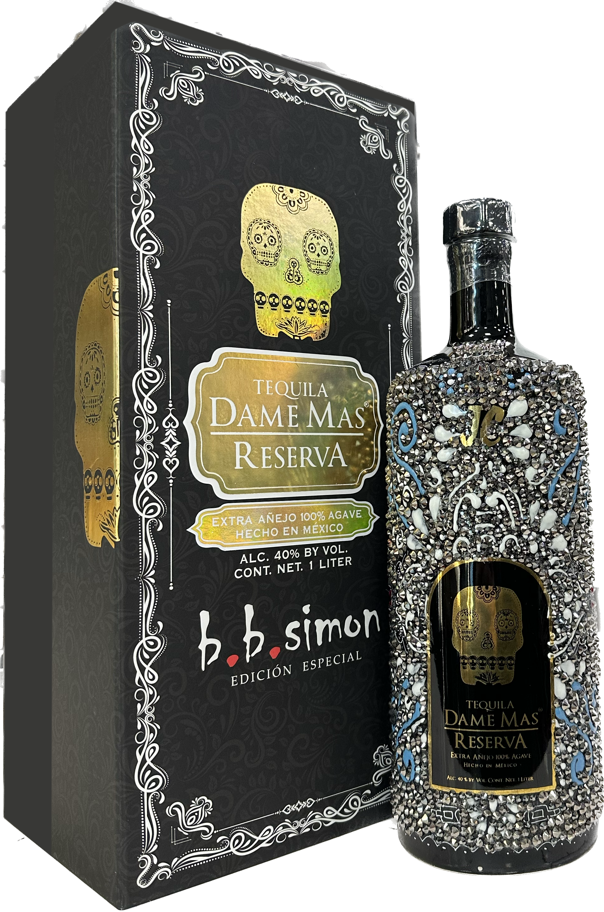 DAME MAS TEQUILA EXTRA ANEJO RESERVA B B SIMON EDICION ESPECIAL 1LI - Remedy Liquor