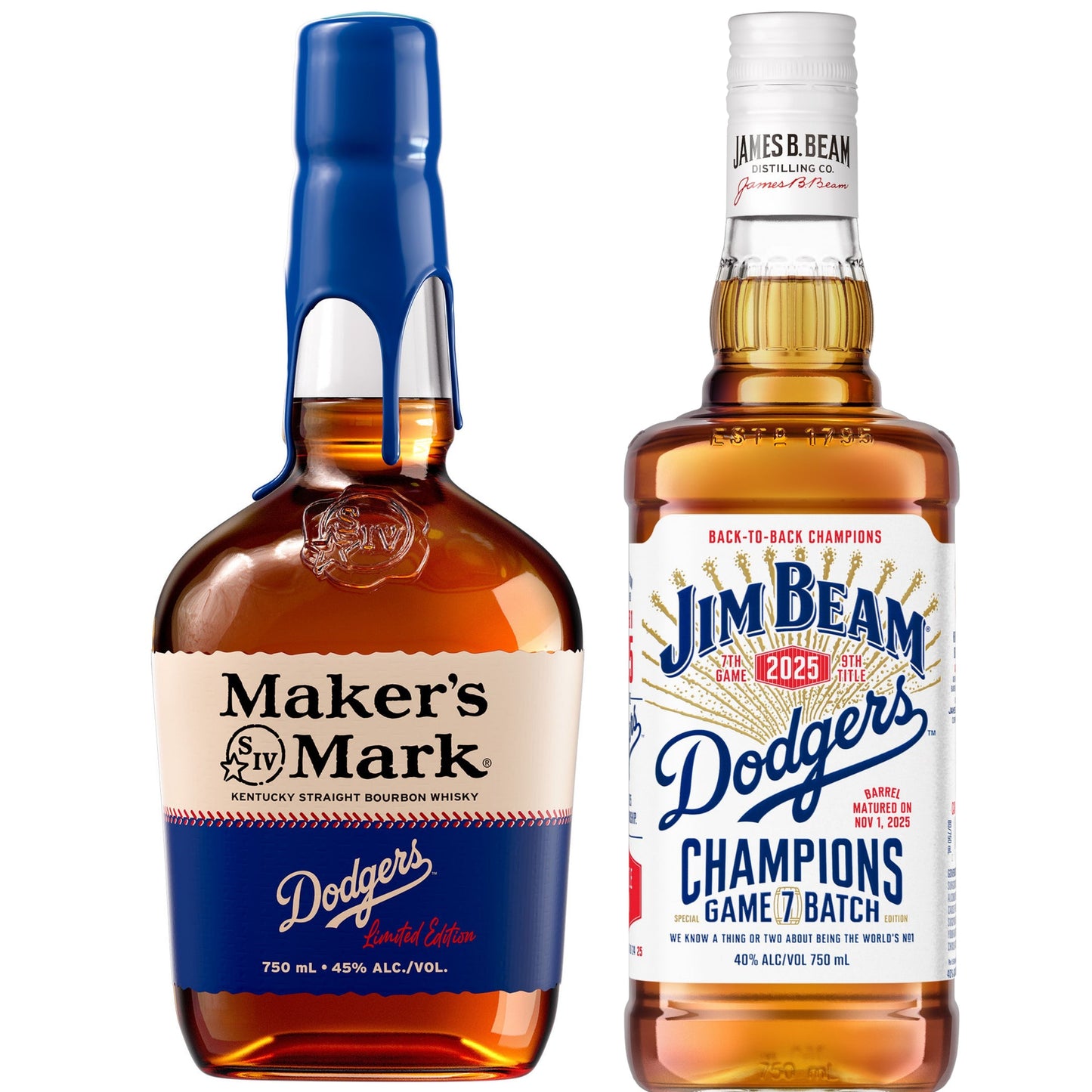 Makers Mark & Jim Beam Dodgers Edition Bundle