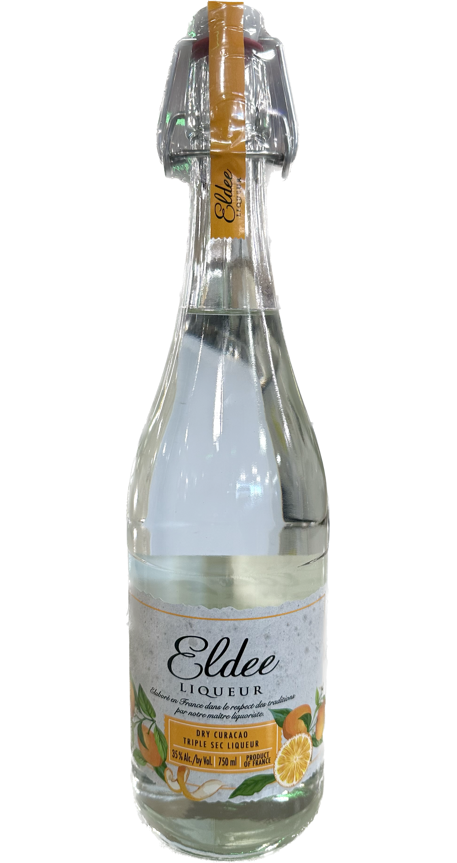 ELDEE LIQUEUR DRY CURACAO TRIPLE SEC FRANCE 750ML - Remedy Liquor