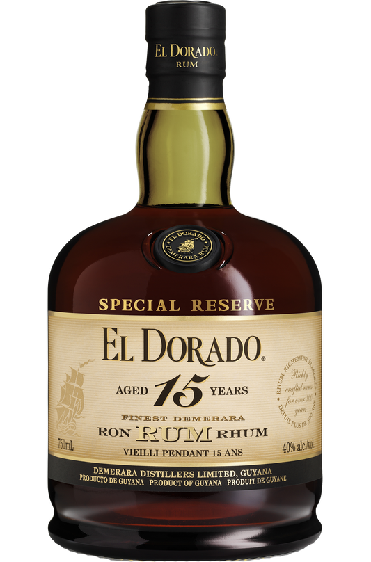 EL DORADO RUM SPECIAL RESERVE GUYANA 15YR 750ML