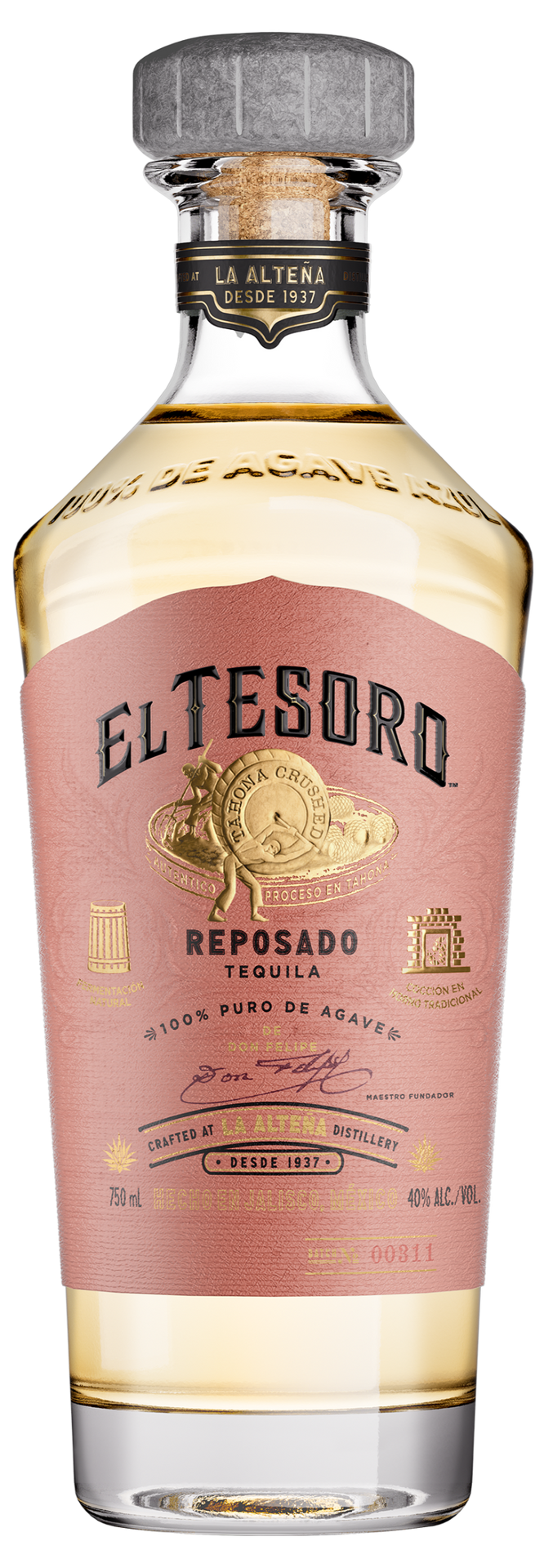 EL TESORO TEQUILA REPOSADO 750ML Spirits