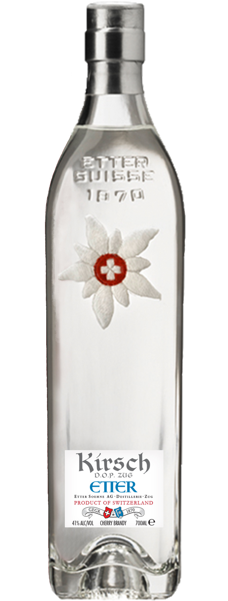 ETTER KIRSCH BRANDY CHERRY EDELWEISS SWITZERLAND 700ML LIQ