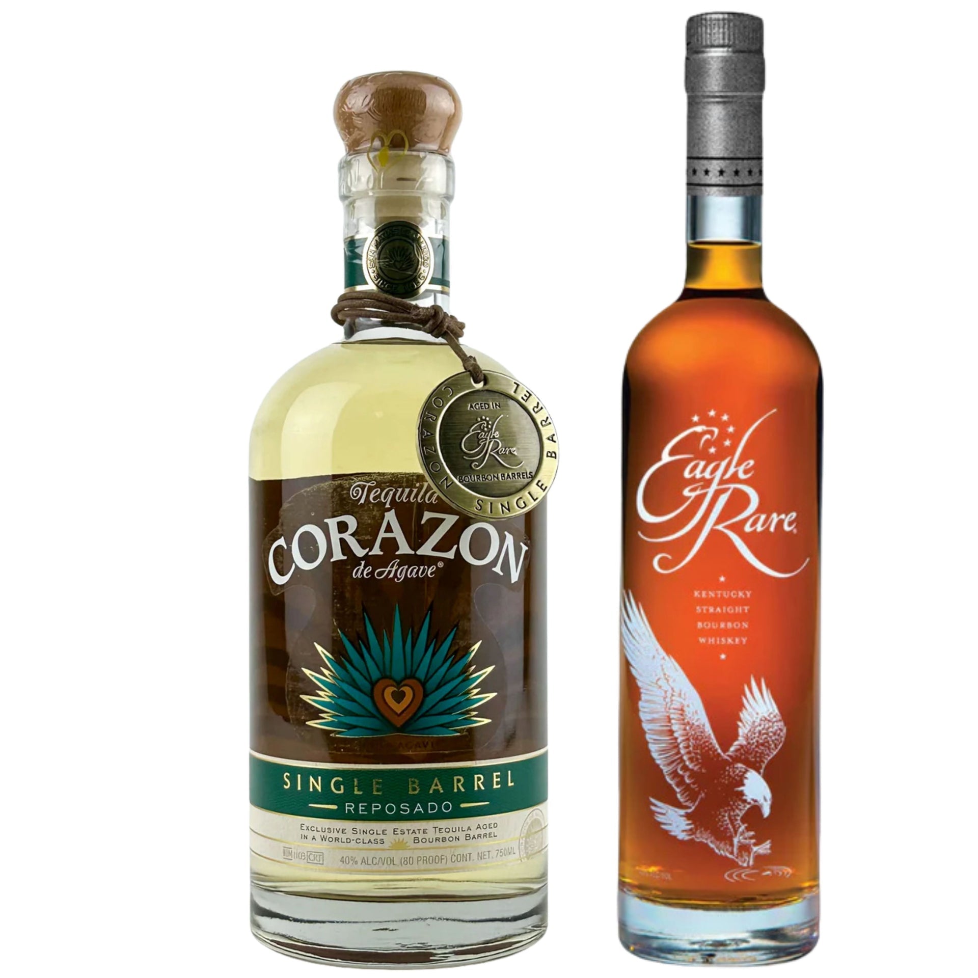 Eagle Rare Bourbon 10YR + Corazon Tequila Reposado Aged In Eagle Rare Barrels 750ML