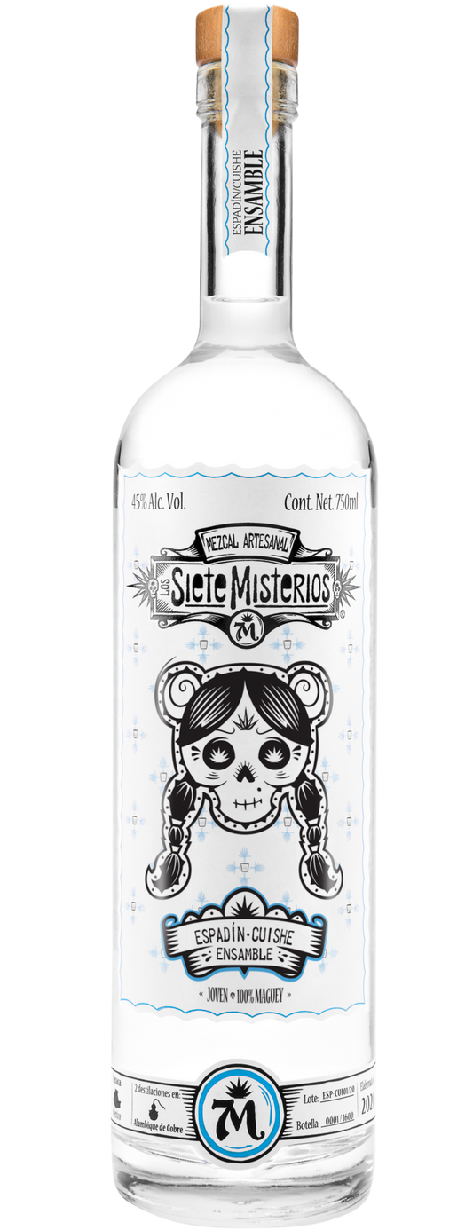 SIETE MISTERIOS MEZCAL ESPADIN  CUISHE 750ML