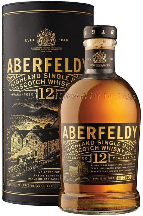 ABERFELDY SCOTCH SINGLE MALT HIGHLAND 12YR 750ML