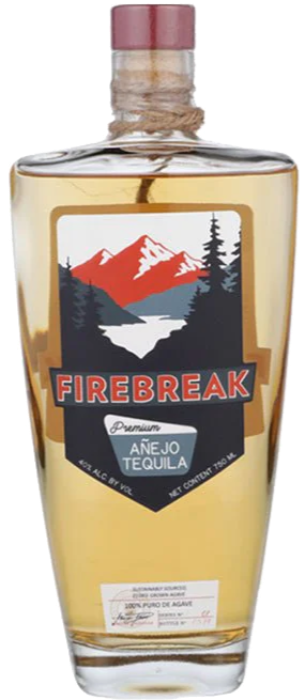 FIREBREAK PREMIUM TEQUILA ANEJO 750ML LIQ