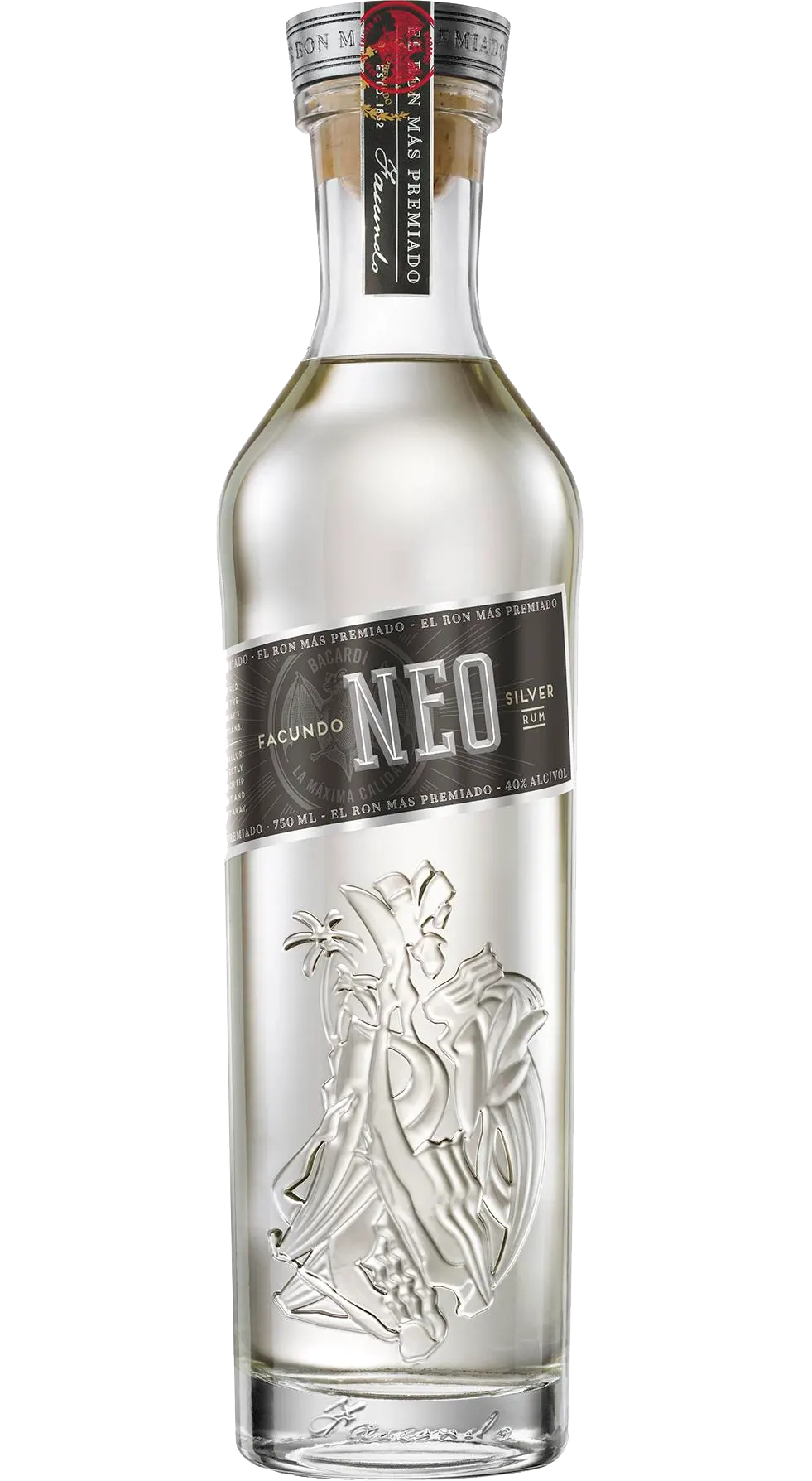 FACUNDO RUM SILVER NEO 750ML