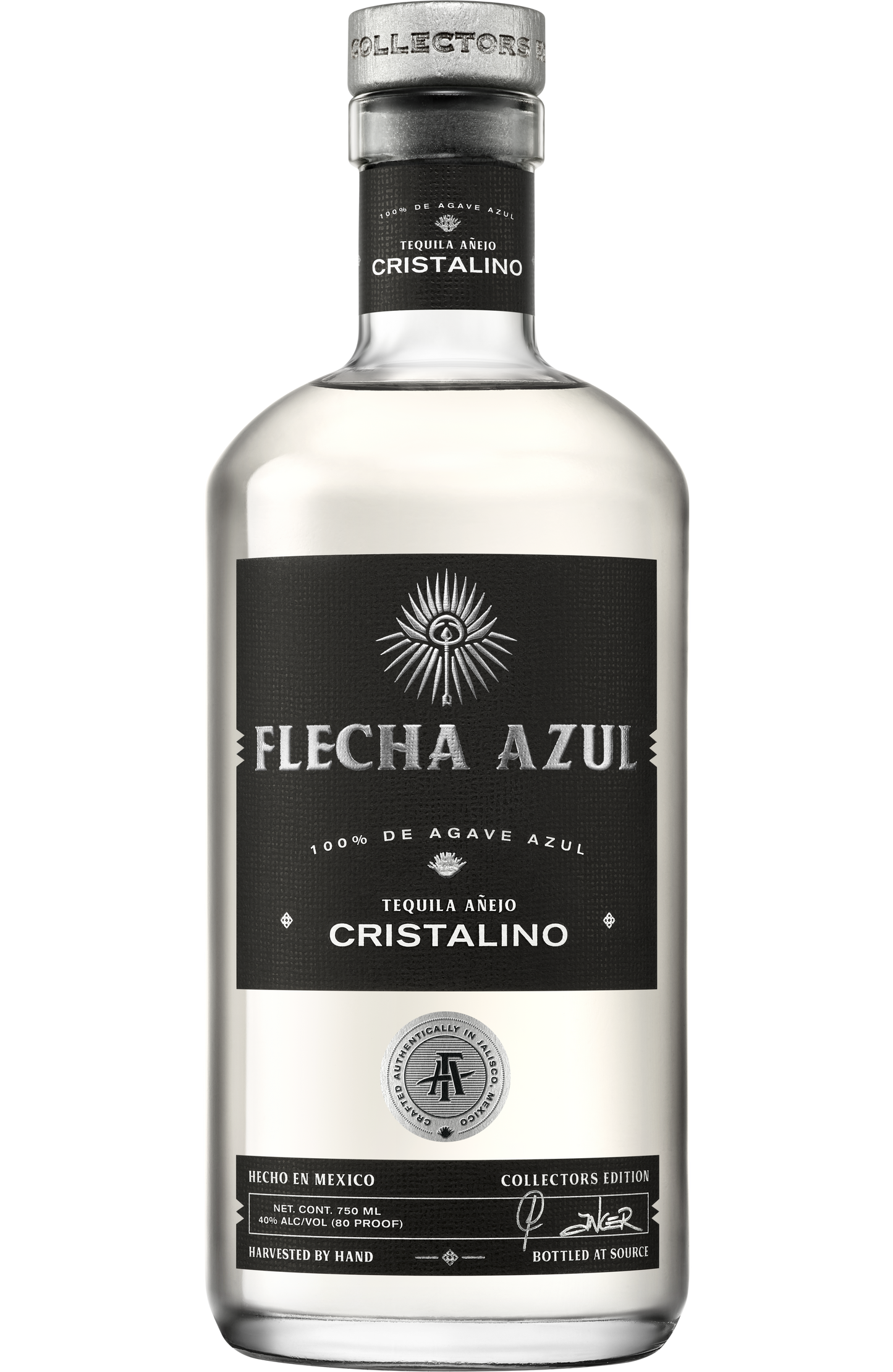 FLECHA AZUL TEQUILA ANEJO CRISTALINO 750ML