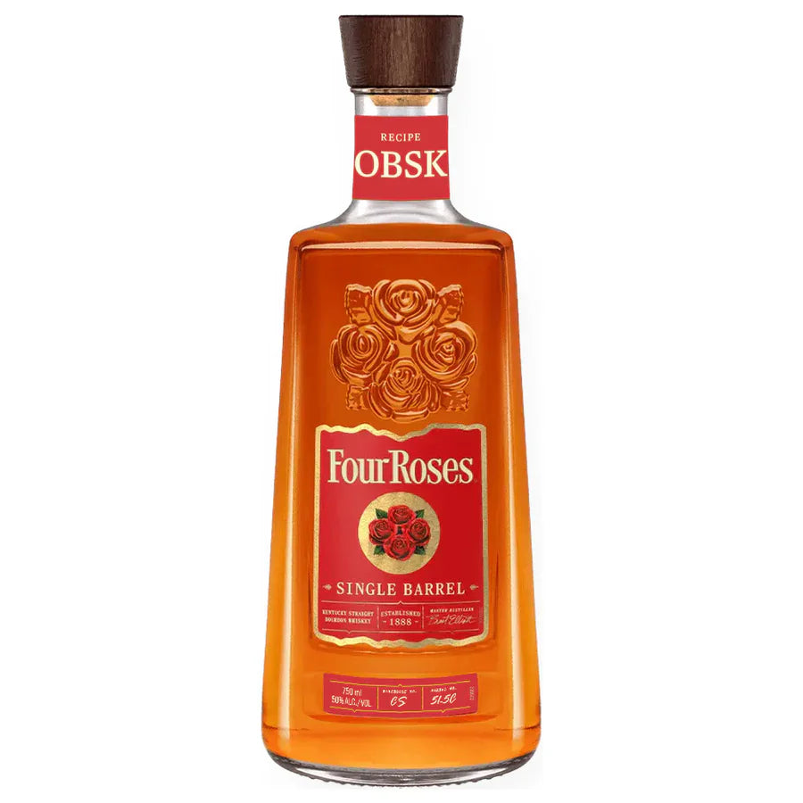 FOUR ROSES BOURBON SINGLE BARREL OBSK RECIPE KENTUCKY 100PF 750ML LIQ