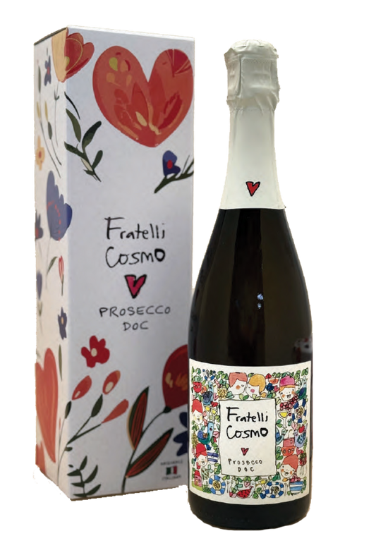 FRATELLI COSMO PROSECCO EXTRA DRY W/ GIFT BOX DOC ITALY 750ML WINE