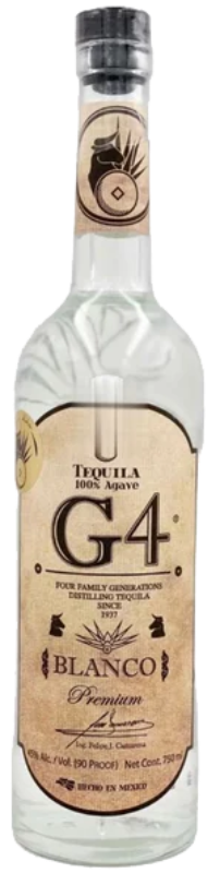 G4 TEQUILA BLANCO DE MADERA PREMIUM 750ML LIQ