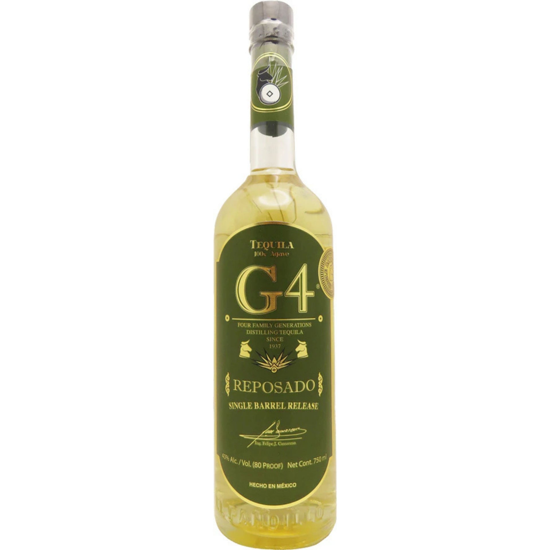 G4 TEQUILA REPOSADO PREMIUM SINGLE BARREL 750ML LIQ