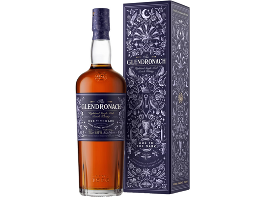 GLENDRONACH SCOTCH ODE TO THE DARK SINGLE MALT IN PX CASKS 700ML LIQ