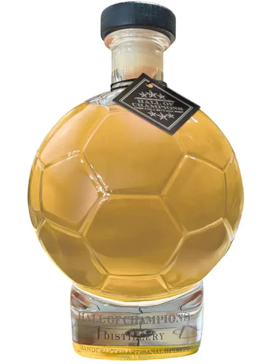 HALL OF CHAMPIONS AGAVE SPIRIT REPOSADO LIMITED SOCCER BALL BOTTLE 750ML