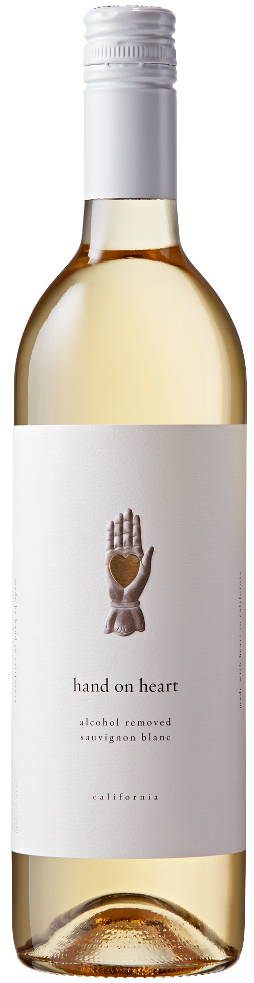 HAND ON HEART SAUVIGNON BLANC NON ALCOHOL CALIFORNIA 750ML WINE