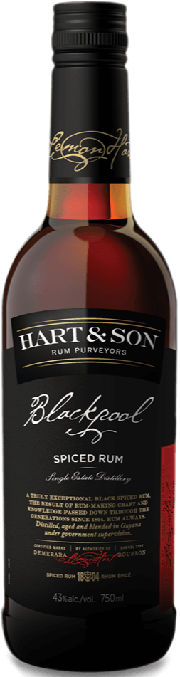 HART & SON RUM BLACKPOOL GUYANA 750ML LIQ