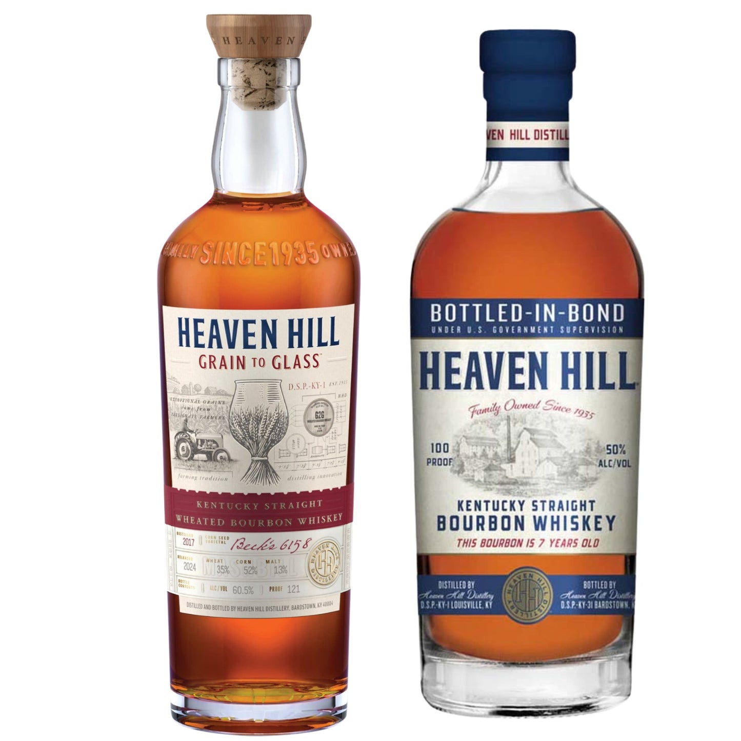 Heaven Hill Bourbon Wheated 2026 Grain to Glass + Heaven Hill Bourbon 7YR