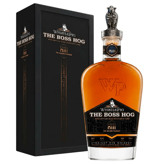 WHISTLEPIG THE BOSS HOG WHISKEY RYE VIII THE GOLDEN PHARAOH EDITION VERMONT 750ML