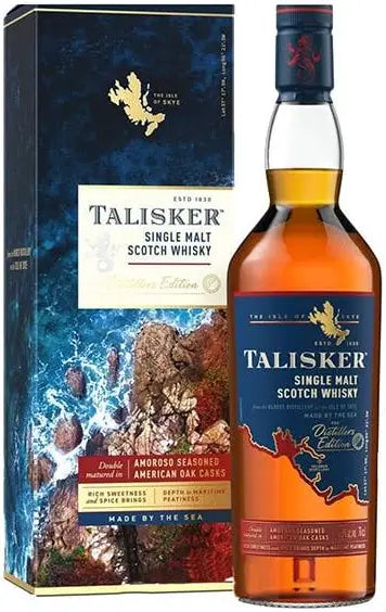 TALISKER SCOTCH SINGLE MALT DISTILLERS EDITION DOUBLE MATURED IN AMOROSO CASK 750ML