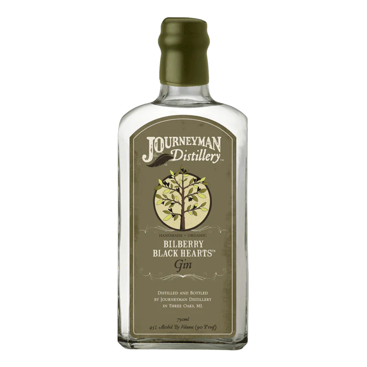 JOURNEYMAN GIN BILBERRY BLACK HEARTS 90PF 750ML Spirits