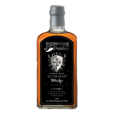 JOURNEYMAN WHISKEY SILVER CROSS FOUR GRAIN FOUR GOLF MICHIGAN 90PF 750ML Spirits