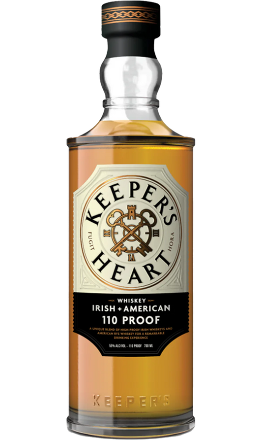 Keepers Heart Whiskey Irish + American Minnesota 110pf 700ml bottle, whiskey blend, robust flavors of caramel and spices