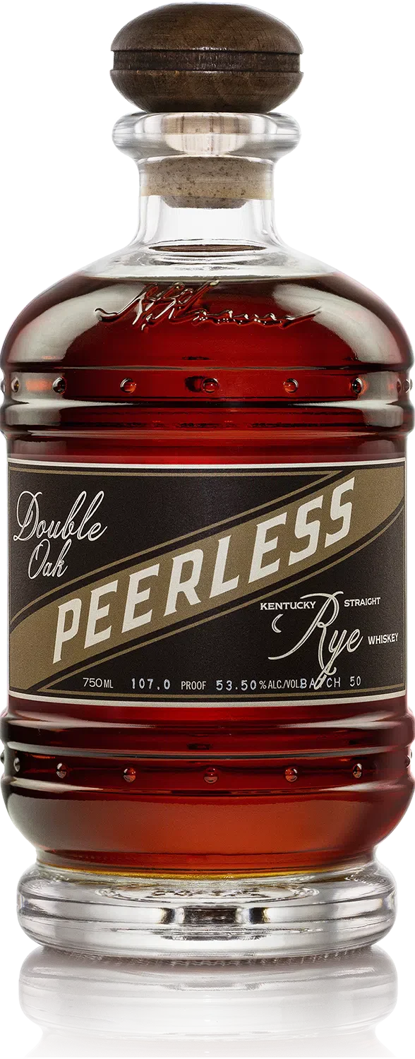 PEERLESS WHISKEY RYE STRAIGHT DOUBLE OAK KENTUCKY 750ML LIQ
