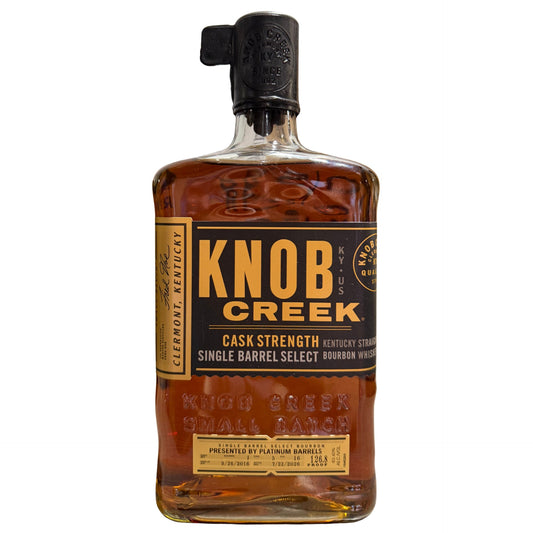 KNOB CREEK BOURBON CASK STRENGTH PRIVATE SINGLE BARREL SELECT KENTUCKY 126.8PF 750ML LIQ