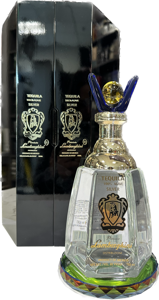 LAMBORGHINI TEQUILA SILVER WITH GIFT BOX 750ML LIQ