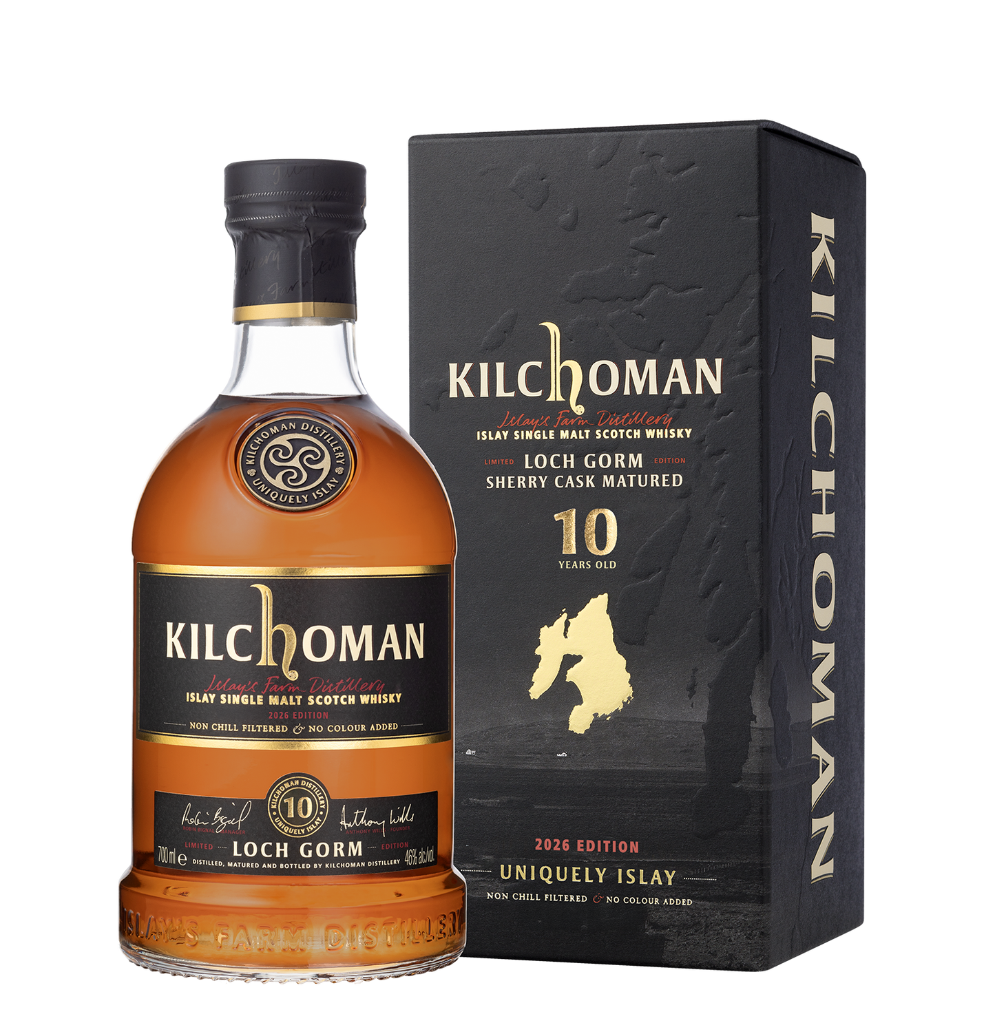 KILCHOMAN LOCH GORM SCOTCH SINGLE MALT SHERRY CASK MATURED 2026 EDITION 10YR 750ML