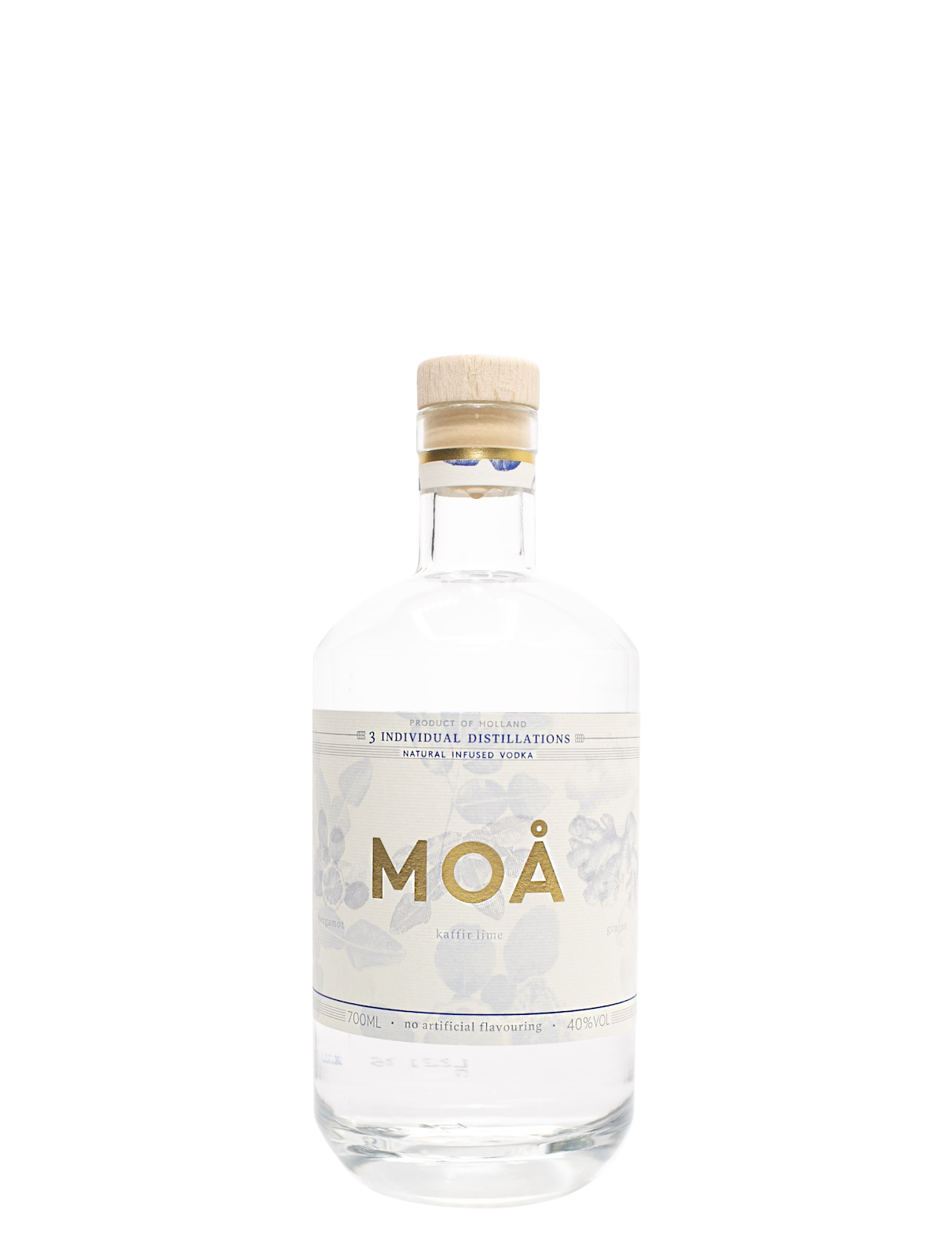 MOA VODKA GINGER & LIME LEAF INFUSED HOLLAND 700ML LIQ