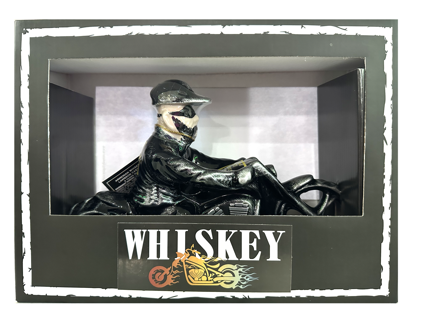 APOLLO MOTORCYCLE FIGURINE WHISKEY XO ARMENIA 8YR 375ML