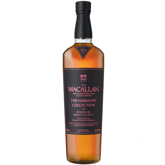 MACALLAN SCOTCH SINGLE MALT THE HARMONY COLLECTION INSPIRED BY FRESH COCONUT 700ML LIQ