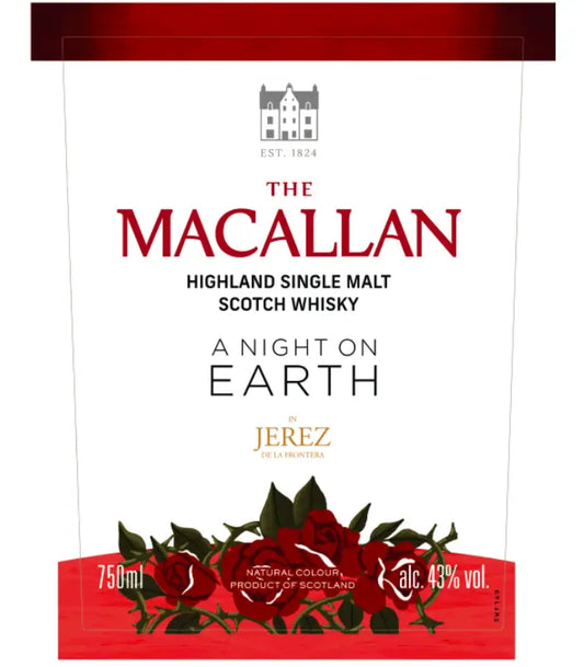 MACALLAN SCOTCH SINGLE MALT A NIGHT ON EARTH IN JEREZ HIGHLAND 750ML