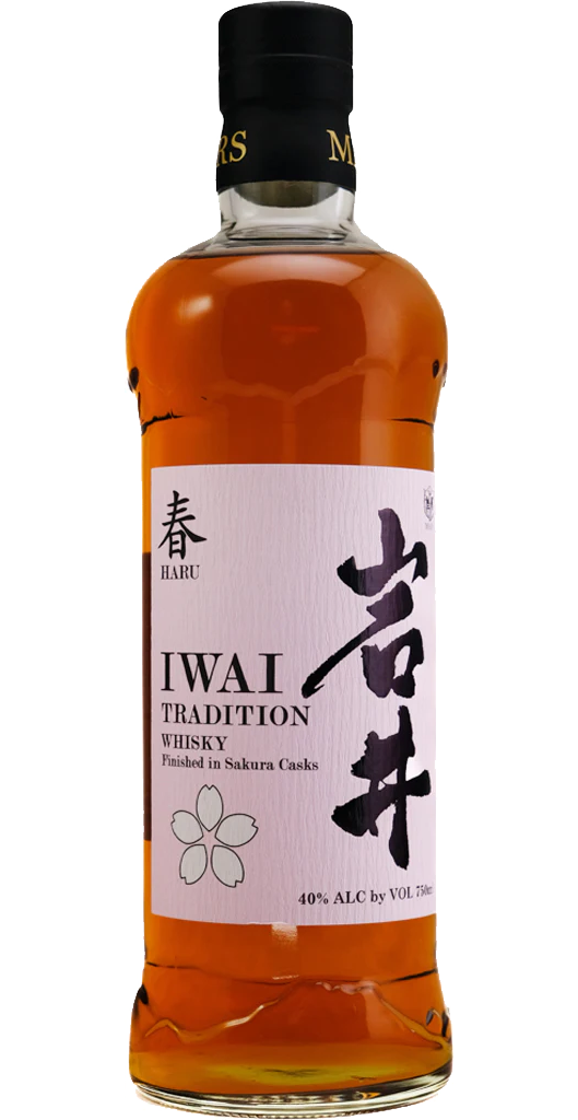 IWAI TRADITION WHISKEY HARU EDITION FINISHED IN SAKURA CASKS JAPAN 750ML - Remedy Liquor