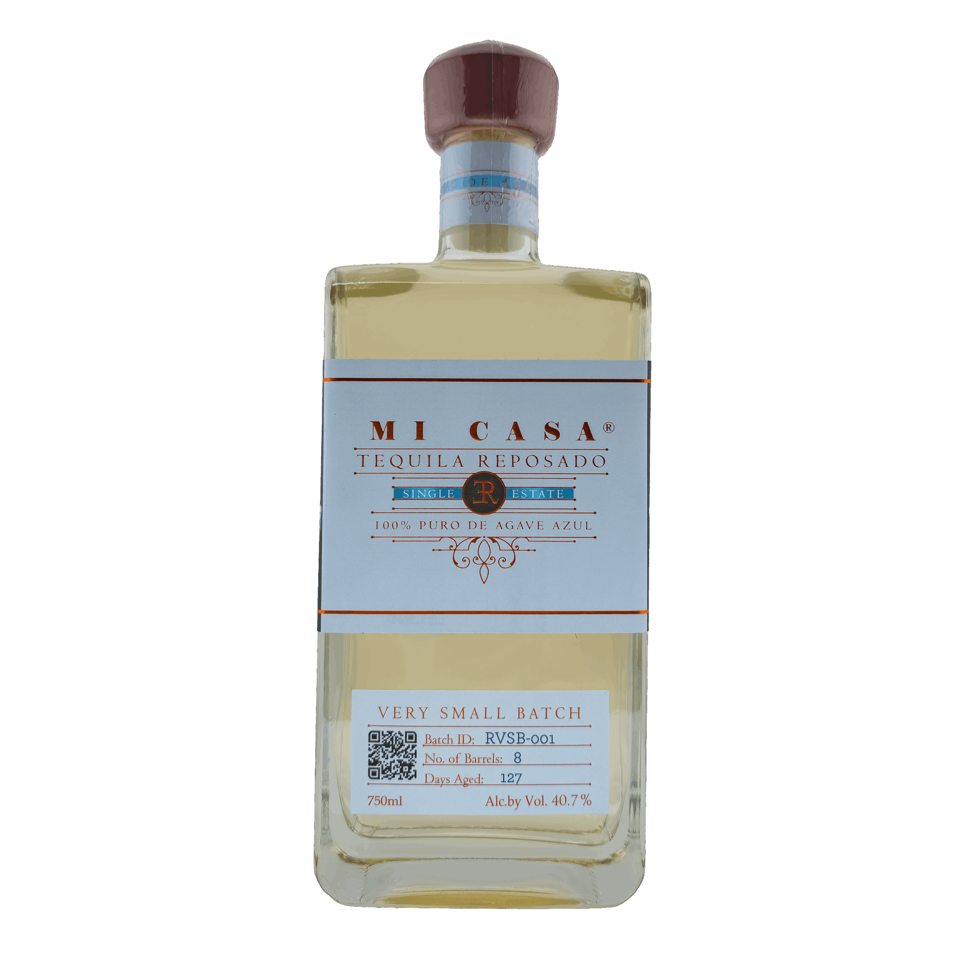MI CASA TEQUILA SINGLE ESTATE REPOSADO 750ML LIQ