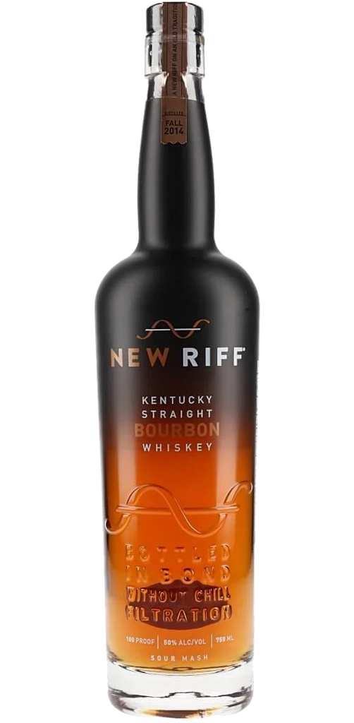 NEW RIFF BOURBON STRAIGHT SOUR MASH BOTTLED IN BOND KENTUCKY 750ML