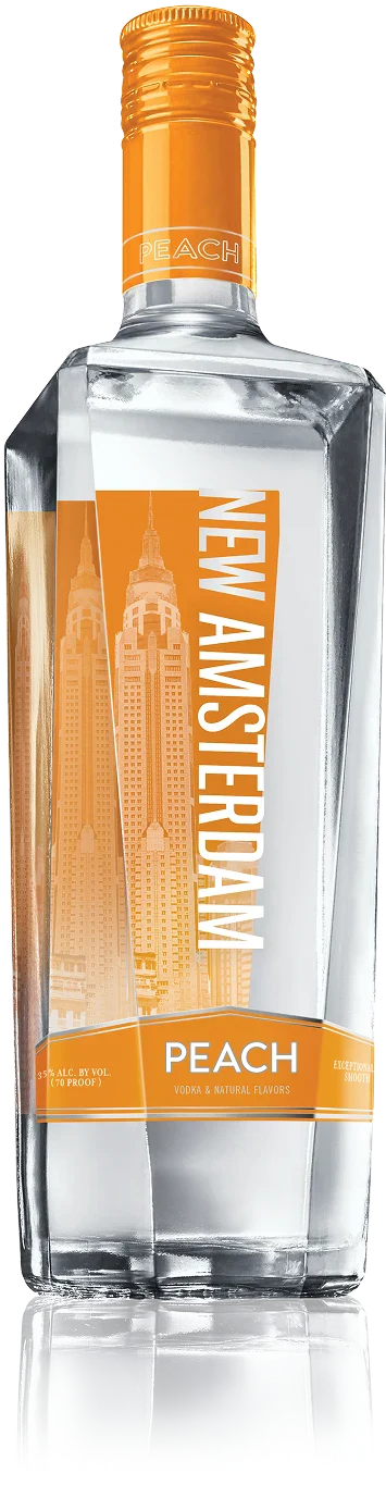 NEW AMSTERDAM VODKA PEACH FLAVORED 750ML Spirits
