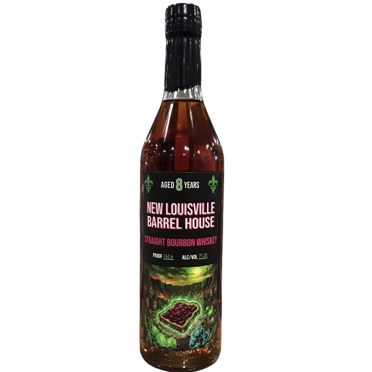 NEW LOUISVILLE BARREL HOUSE BOURBON "SUMMER JAM" 142.6PF KENTUCKY 8YR 750ML