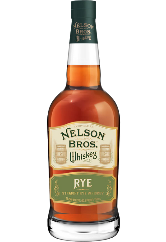 NELSON BROS WHISKEY RYE TENNESSEE 750ML