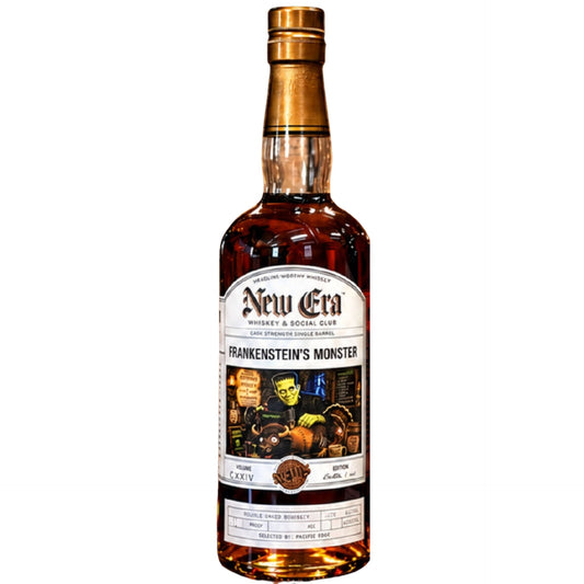 NEW ERA BOURBON DOUBLE OAKED CASK STRENGTH "FRANKENSTEINS MONSTER" SINGLE BARREL 124PF KENTUCKY 8YR 750ML LIQ