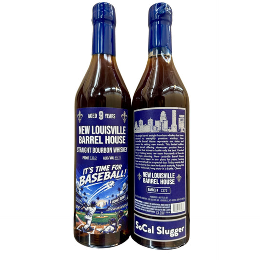 NEW LOUISVILLE BOURBON SOCAL SLUGGER KENTUCKY 9YR 750ML