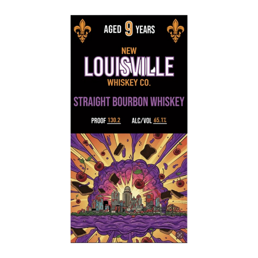 NEW LOUISVILLE BOURBON STRAIGHT DERBY CITY JAM KENTUCKY 9YR 750ML LIQ