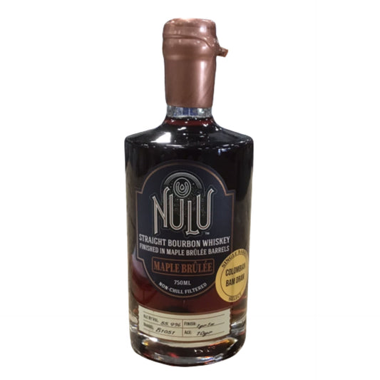 NULU BOURBON SINGLE BARREL FINISHED IN MAPLE BRULEE BARRELS KENTUCKY 10YR 750ML LIQ