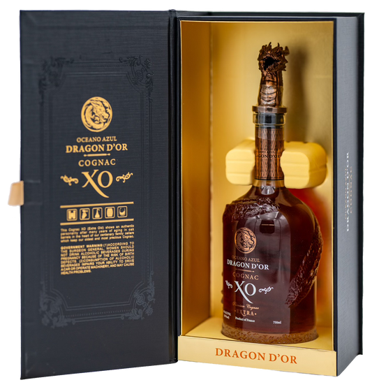 OCEANO AZUL DRAGON D OR COGNAC XO FRANCE 750ML